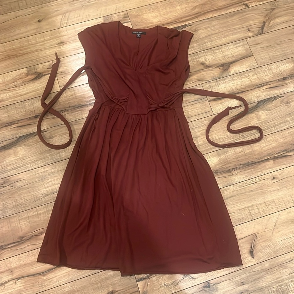 Red banana republic dress